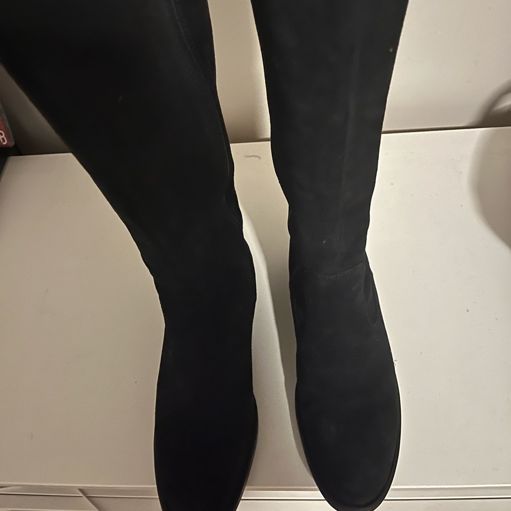 Born Black Suede Cotto Knee High Boots